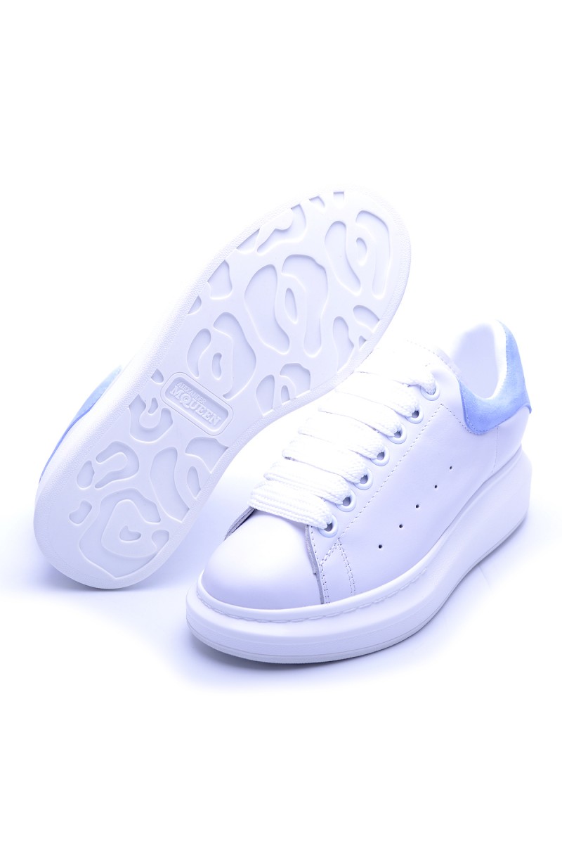 Alexander Mcqueen, Dames Oversized Sneakers, Wit Blauw