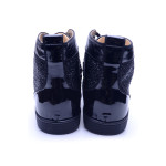 Christian Louboutin, Heren Sneakers, Zwart Beated