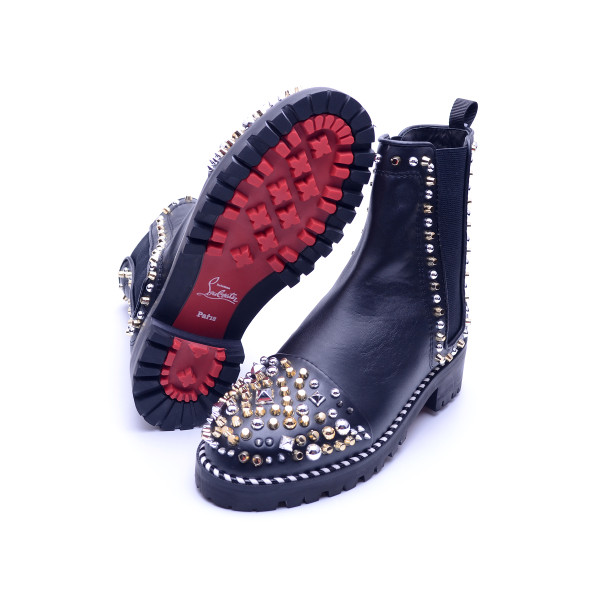 Christian Louboutin, Dames Boots, Zwart Studs