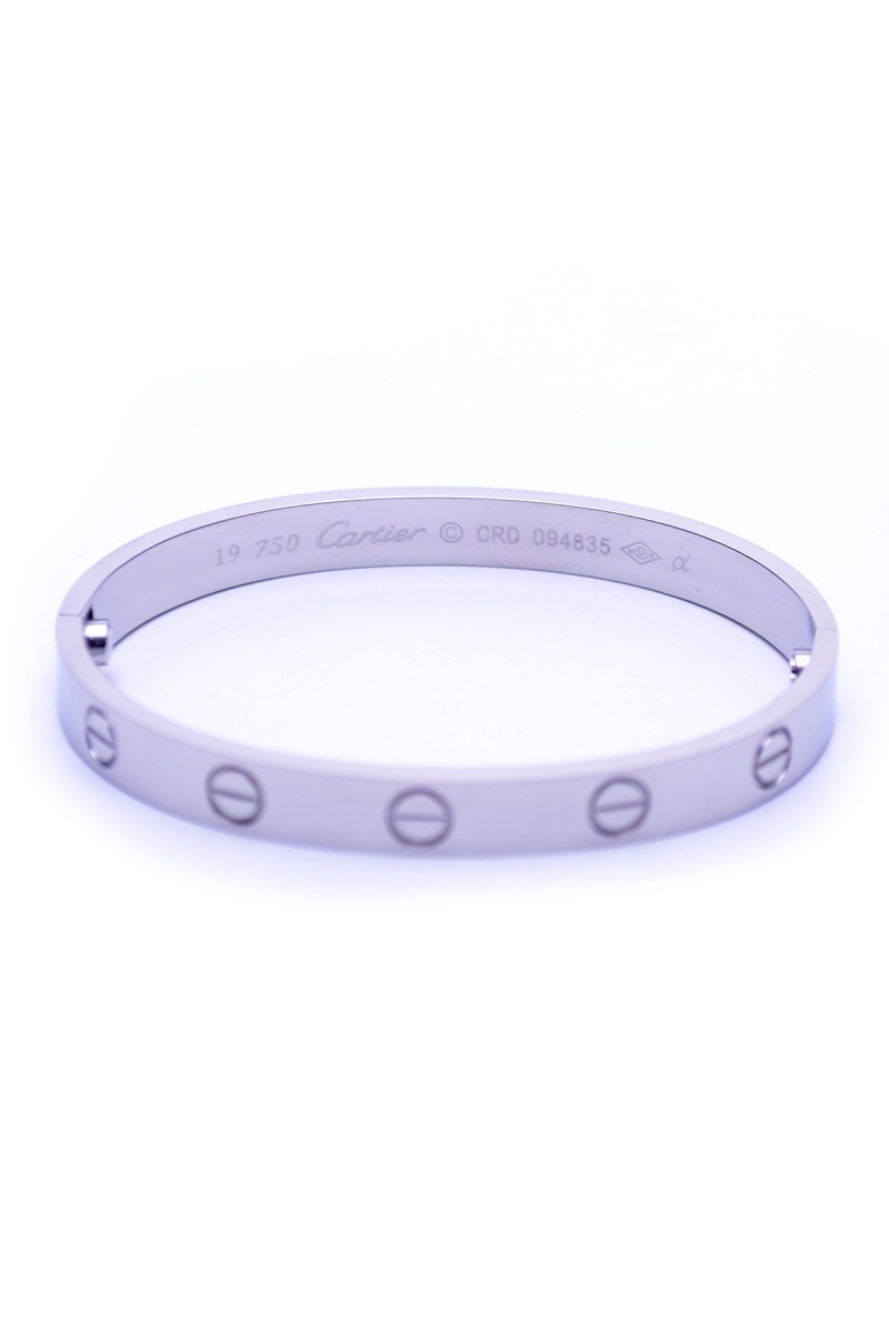 Cartier, Unisex Armband, Zilverkleur