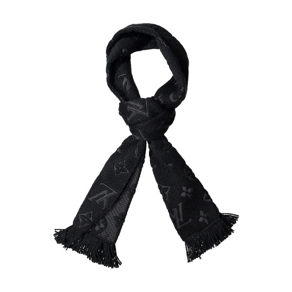 Louis Vuitton, Unisex Sjaal, Zwart
