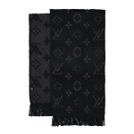 Louis Vuitton, Unisex Sjaal, Zwart