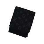 Louis Vuitton, Unisex Sjaal, Zwart