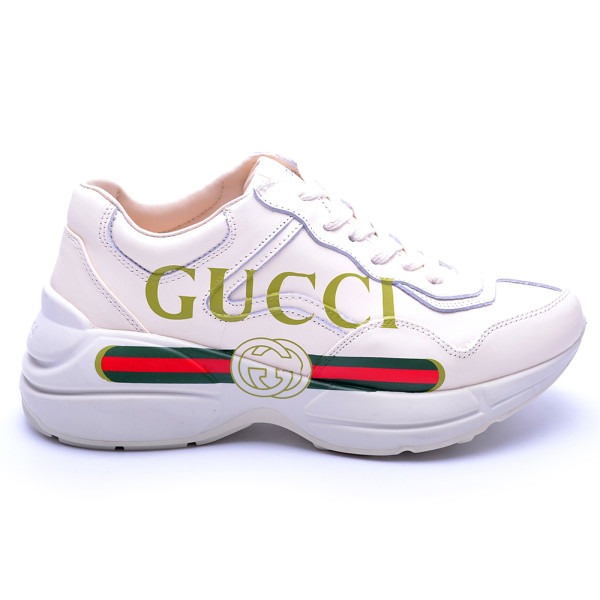 Gucci, Heren Sneakers, Ecru