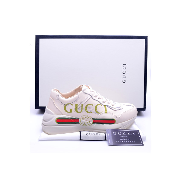 Gucci, Heren Sneakers, Ecru