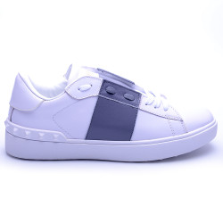 Valentino, Dames Sneakers, Wit Grijs