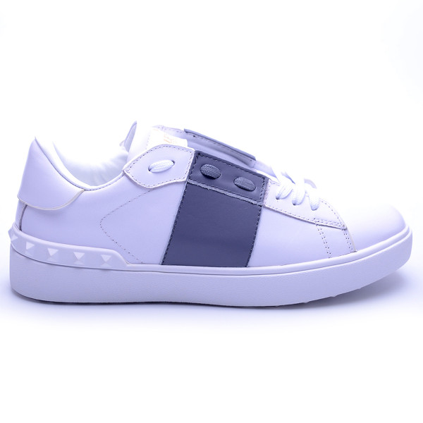 Valentino, Dames Sneakers, Wit Grijs