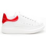 Alexander Mcqueen, Heren Oversized Sneakers, Wit Rood
