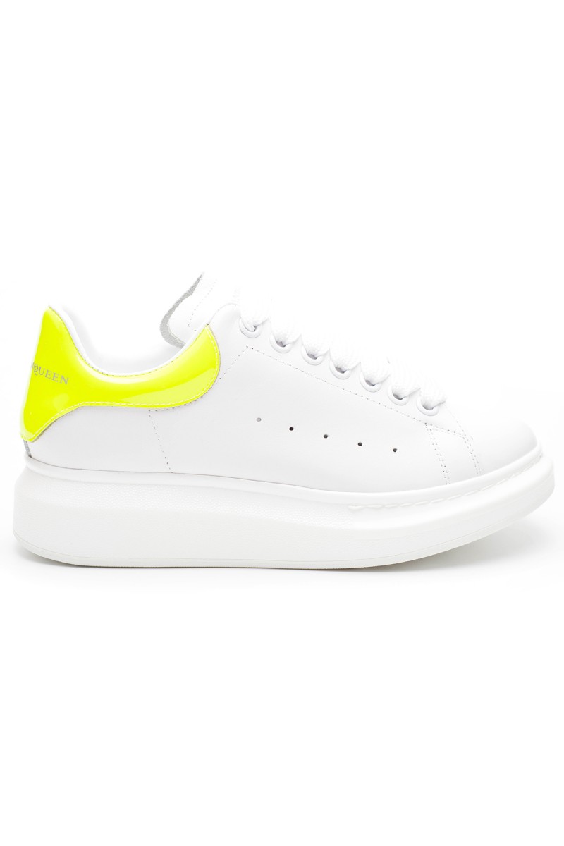 Alexander Mcqueen, Heren Oversized Sneakers, Wit Geel