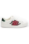 Gucci, Dames Sneakers, Wit Snake