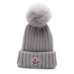 Moncler, Dames Muts, Grijs
