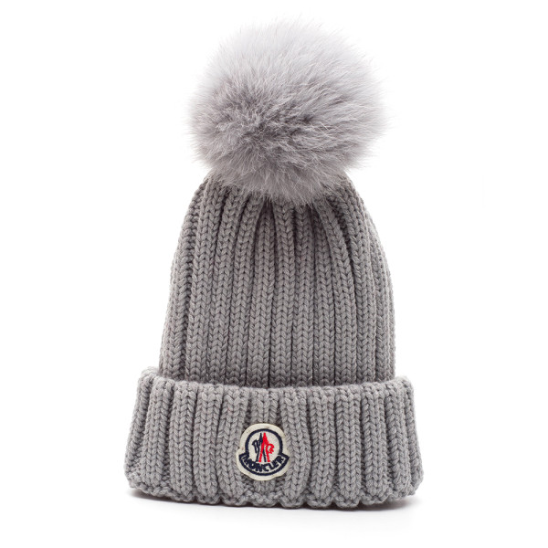 Moncler, Dames Muts, Grijs