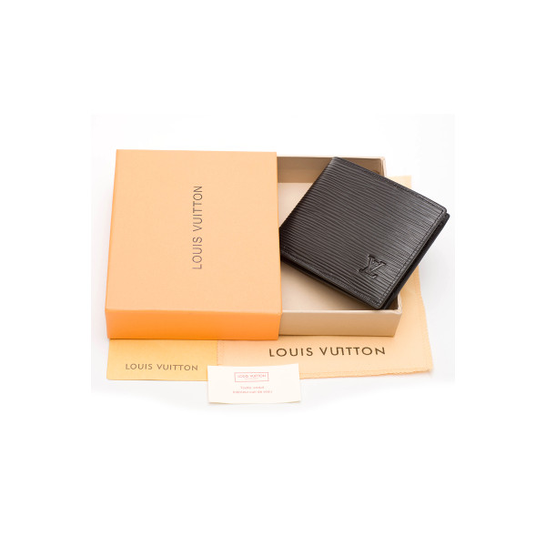 Louis Vuitton, Heren Portemonnee, Zwart