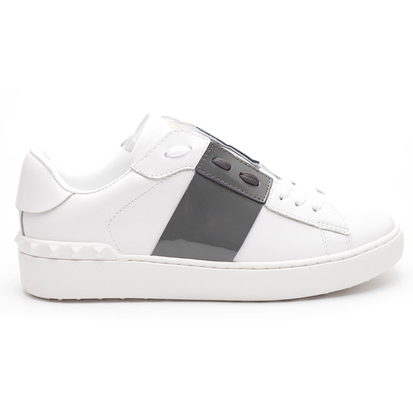Valentino, Dames Sneakers, Wit Grijs