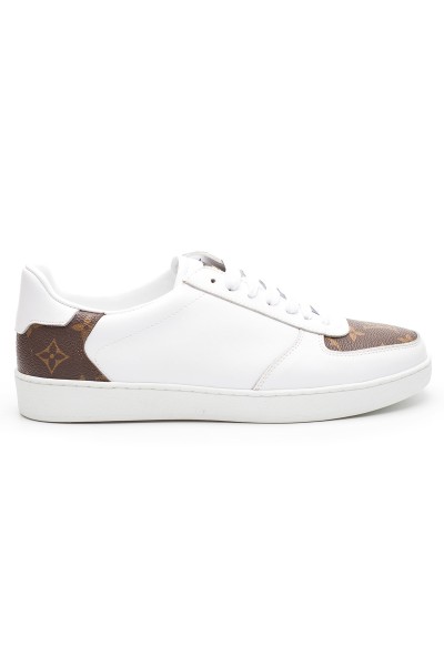 Louis Vuitton, Heren Sneakers, Wit Bruin