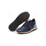 Valentino, Heren Garavani Sneakers, Donkerblauw Stars