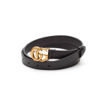 Gucci, Dames Riem, Zwart Goud