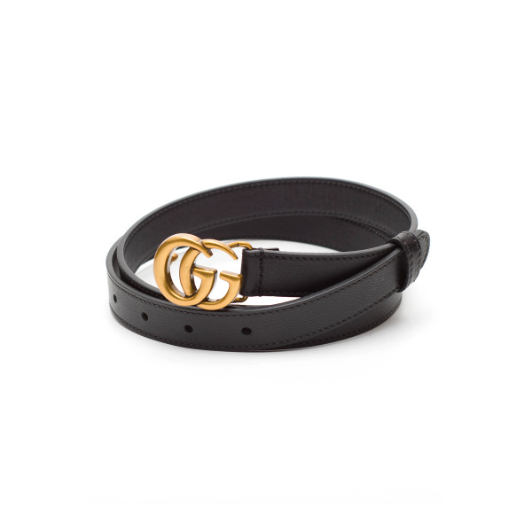 Gucci, Dames Riem, Zwart Goud