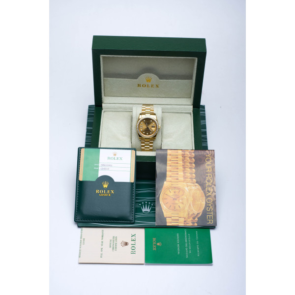 Rolex, Men Watches, Datejust II , Gold/Diamond