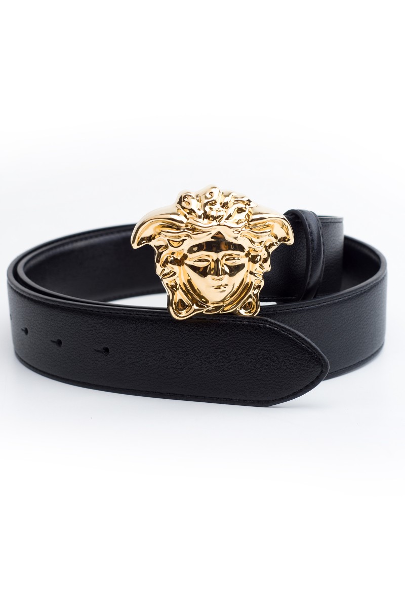 Versace, Men Belt, Black Symbole