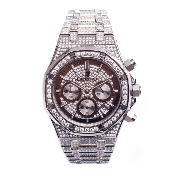 Audemars Piguet, Royal Oak Offshore Chronograph Full Iced Out
