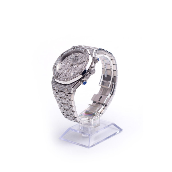 Audemars Piguet, Royal Oak Offshore Chronograph Full Iced Out