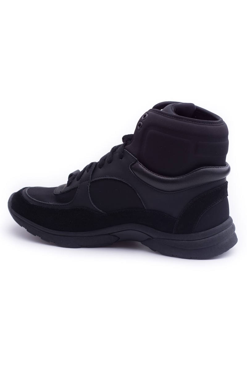 Chanel, Women Sneakers, Black High Top