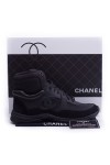 Chanel, Women Sneakers, Black High Top
