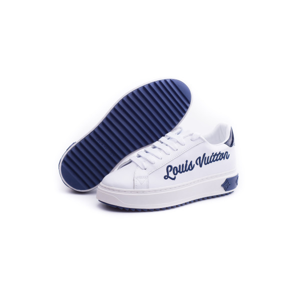 Louis Vuitton, Women Sneakers, Time Out, White Darkblue
