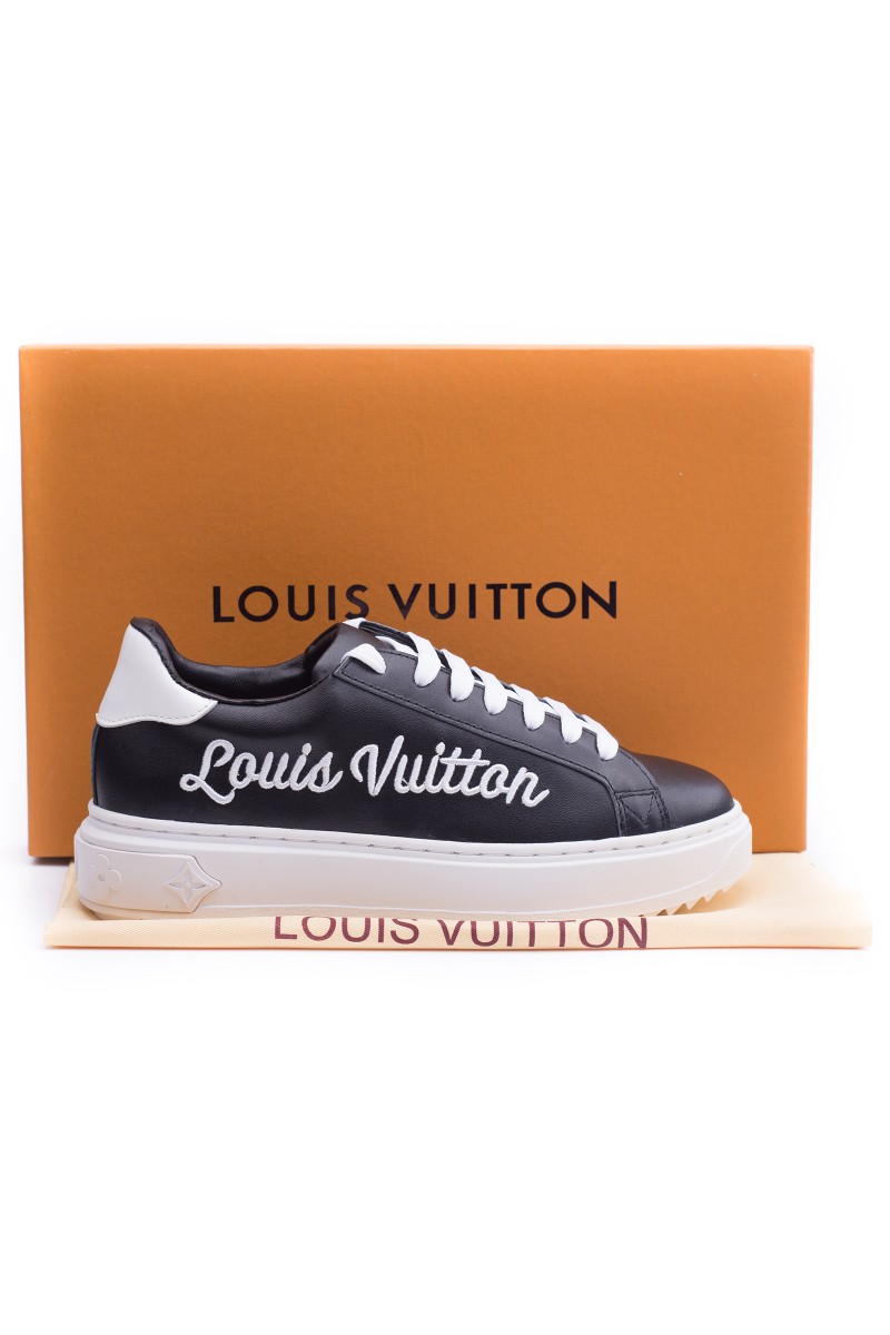 Louis Vuitton, Women Sneakers, Time Out, Black