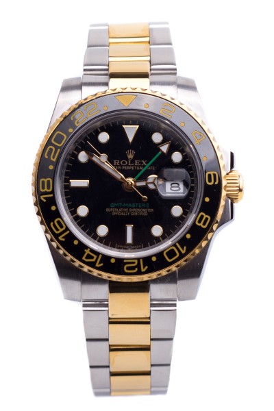 Rolex, Men Watches, GMT-MASTER II, Steel/Gold.