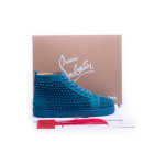Christian Louboutin, Men High Top, Blue Spike