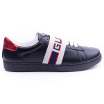 Gucci, Men Sneaker, Stripe Leather