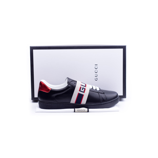 Gucci, Men Sneaker, Stripe Leather