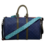 Louis Vuitton, Unisex Travelbag, Donkerblue 45x27x20cm
