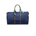 Louis Vuitton, Unisex Travelbag, Donkerblue 45x27x20cm