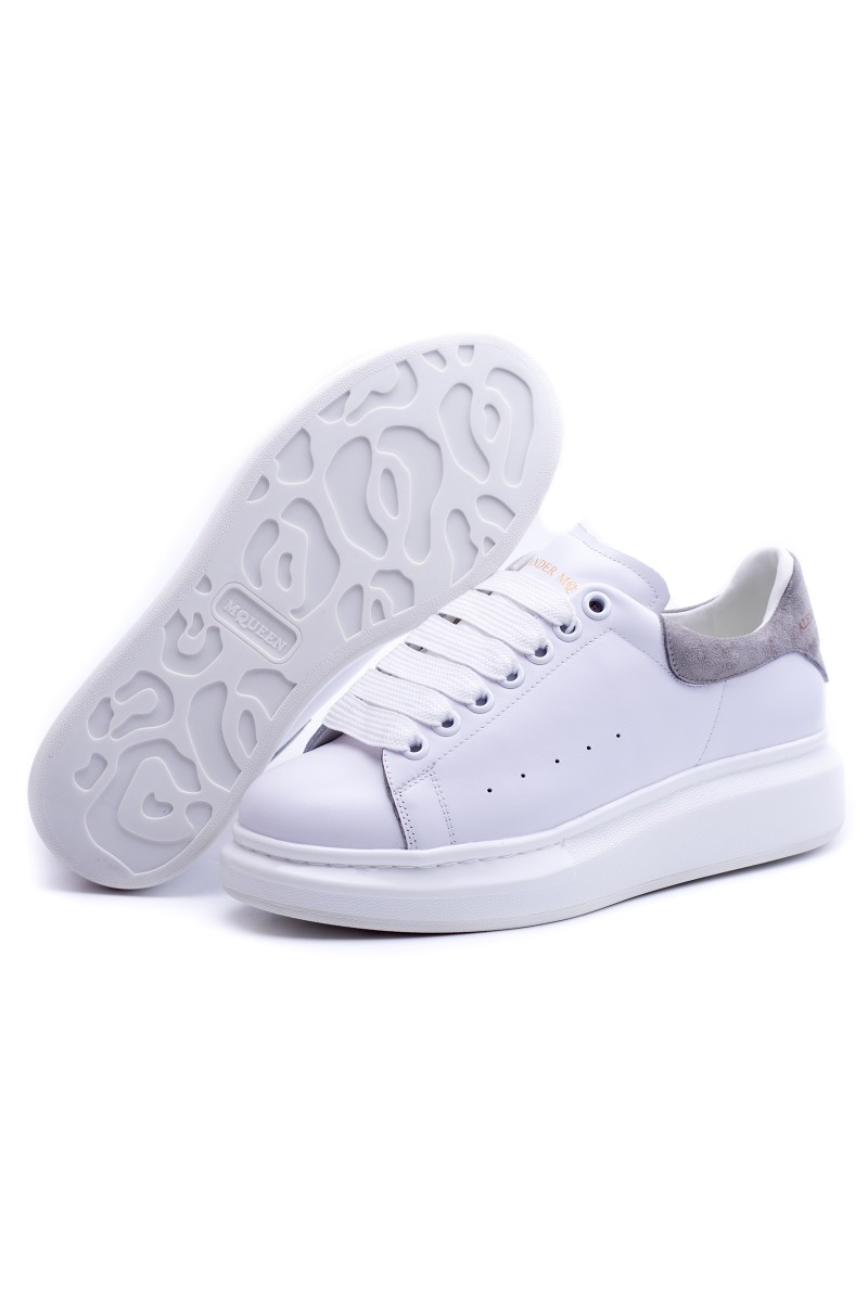 Alexander Mqueen, Women Oversized Sneakers, White Grey
