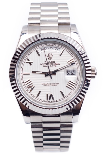 Rolex, Day-Date , Oyster  mm Steel.