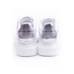 Alexander Mcqueen, Women Oversized Sneakers, White Silver