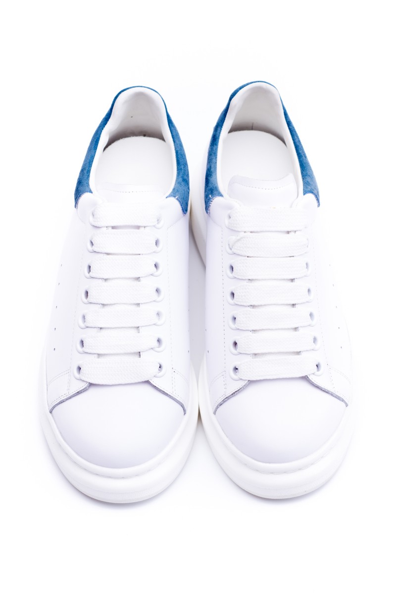Alexander Mcqueen, Oversized Men Sneaker, White/Blue