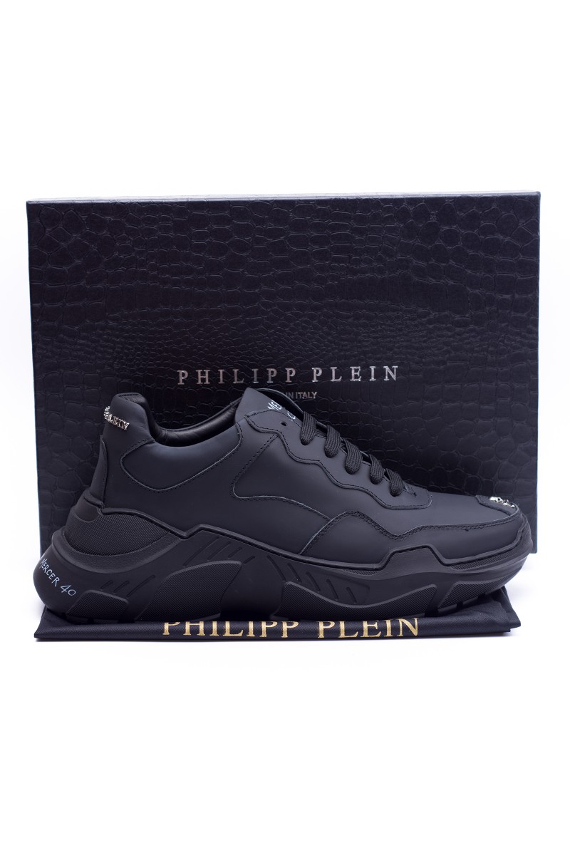 Philipp Plein, Men No Merci Sneaker, Black
