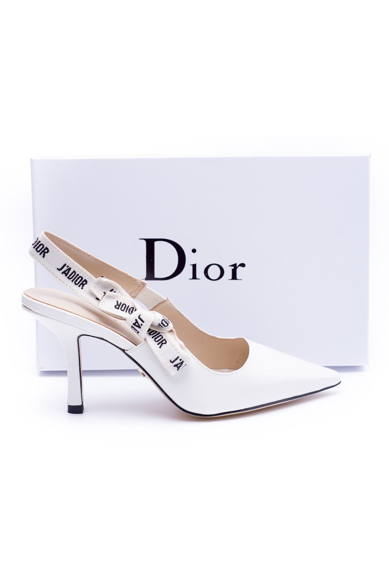 Christian Dior, Women Pumps, White