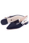 Christian Dior, Women Flats, Black