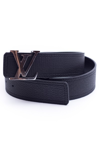 Louis Vuitton, Men's Belt, Black/Silver