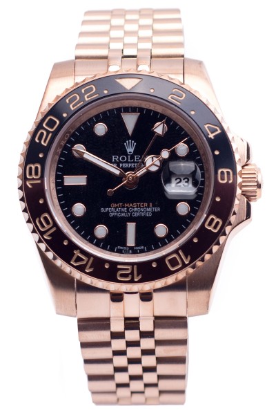 Rolex, Men Watches, GMT-MASTER II, Gold.