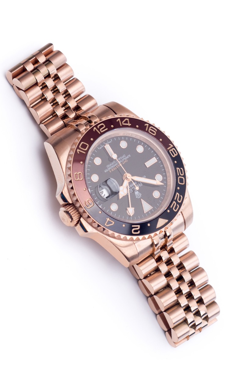 Rolex, Men Watches, GMT-MASTER II, Gold.