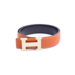 Hermes, Men's Belt, Orange