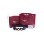 Salvatore Ferragamo, Men's Belt, Navy Gold