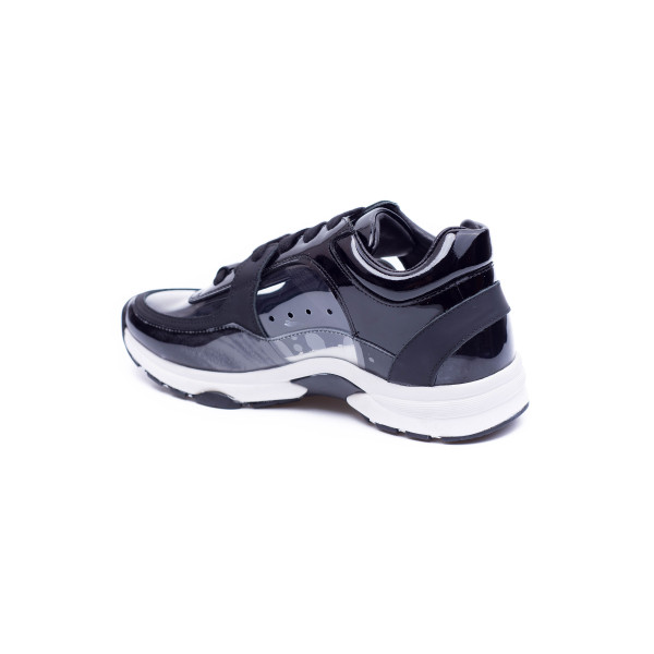 Chanel, Chanel Patent Calfskin and Transparent, Women, Black