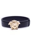 Versace, Men's Belt, Black Gold